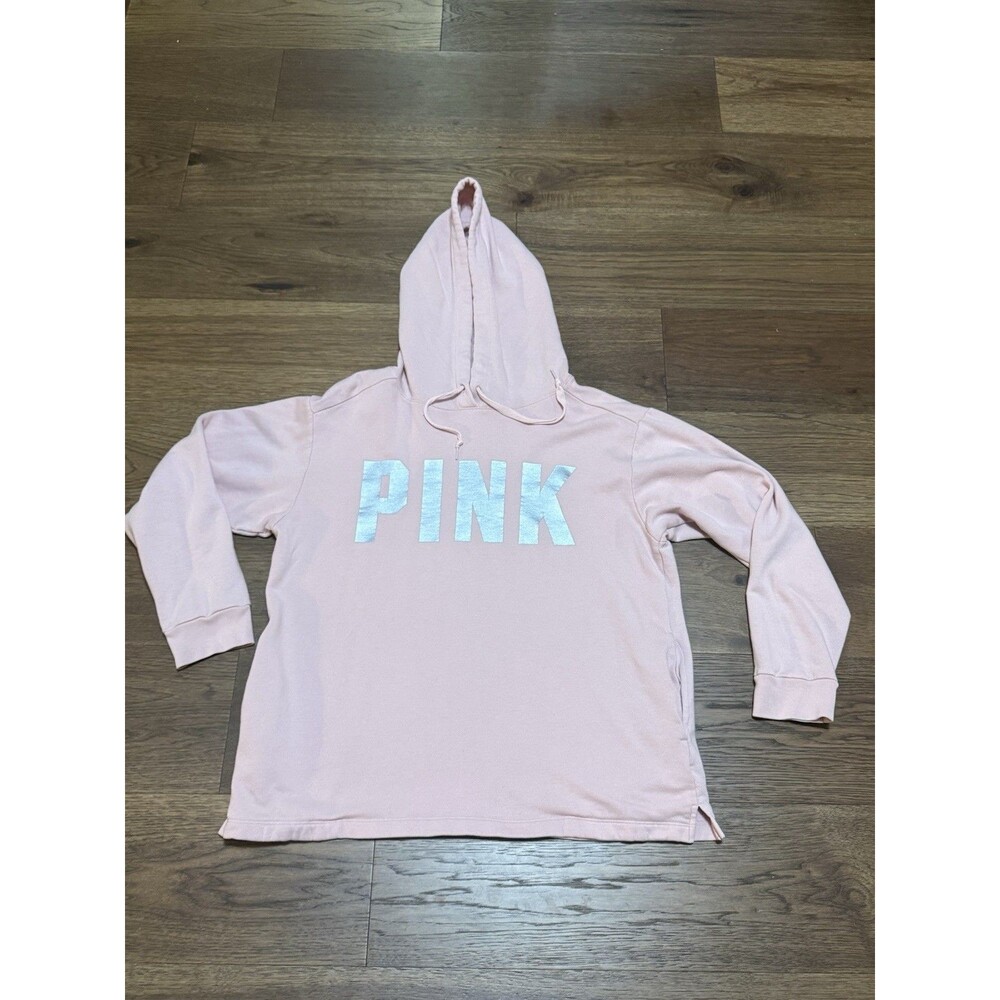 Victoria's Secret Pink Pullover Hoodie Women's Size Large